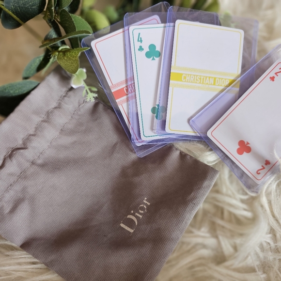 Dior: 4 pc Playcards + dustbag 💯 - Picture 3 of 9
